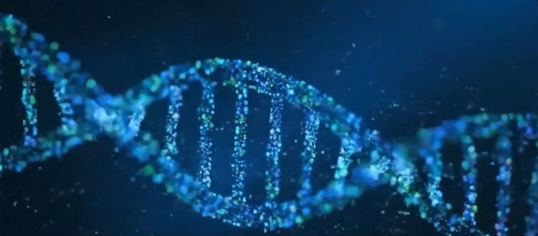 Futuristic DNA Helix